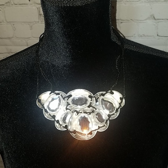 NWT CHICO'S RARE REVERSIBLE crystal necklace, $58 - Picture 3 of 7